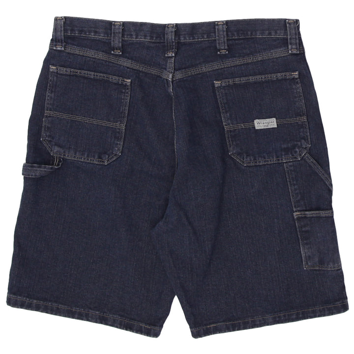 Mens Wrangler Carpenter 64WC2BI Denim Jorts