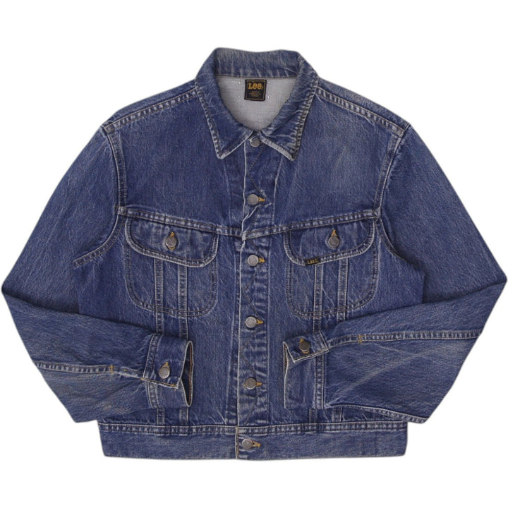 Vintage Ladies Lee Denim Trucker Jacket Washed Blue