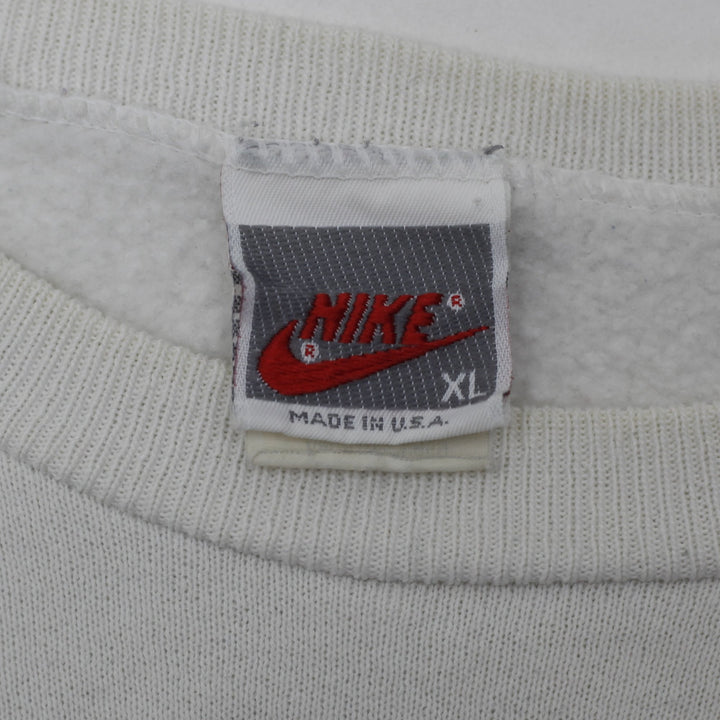 Vintage 90s Nike Volleyball Team All-Star Pullover Sweatshirt Made In USA XL