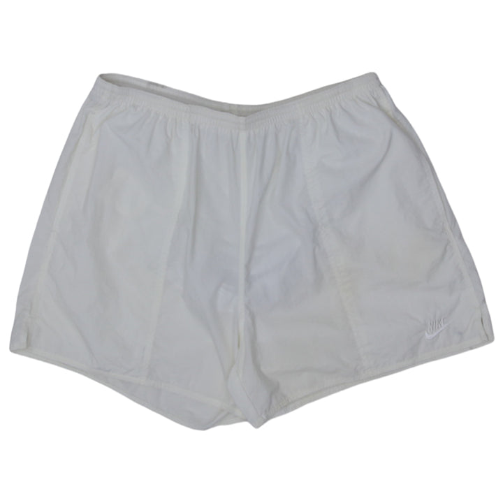 90's Vintage Nike Embroidered White Nylon Shorts - Fashion Rerun Vintage Migration_Shorts