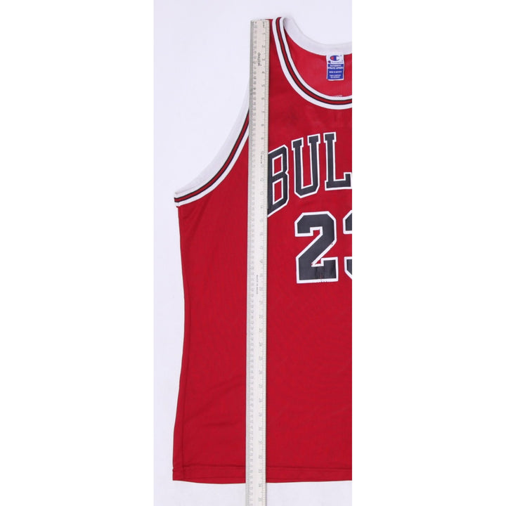 Vintage Champion Chicago Bulls Michael Jordan #23 Red Jersey 52 | Migration_Jerseys - View 10 | Fashion Rerun