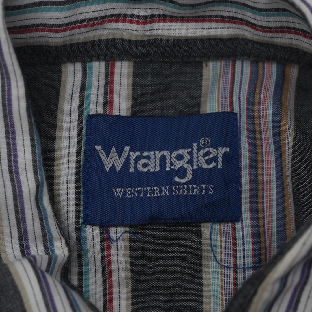 Vintage Wrangler Pearl Button Striped Western Shirts - Fashion Rerun Vintage Migration_Shirt