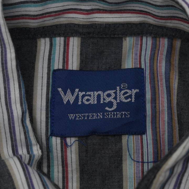 Vintage Wrangler Pearl Button Striped Western Shirts - Fashion Rerun Vintage Migration_Shirt