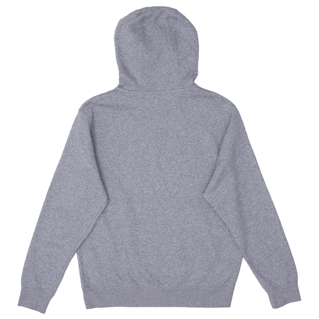 Mens Nike Embroidered Gray Pullover Hoodie
