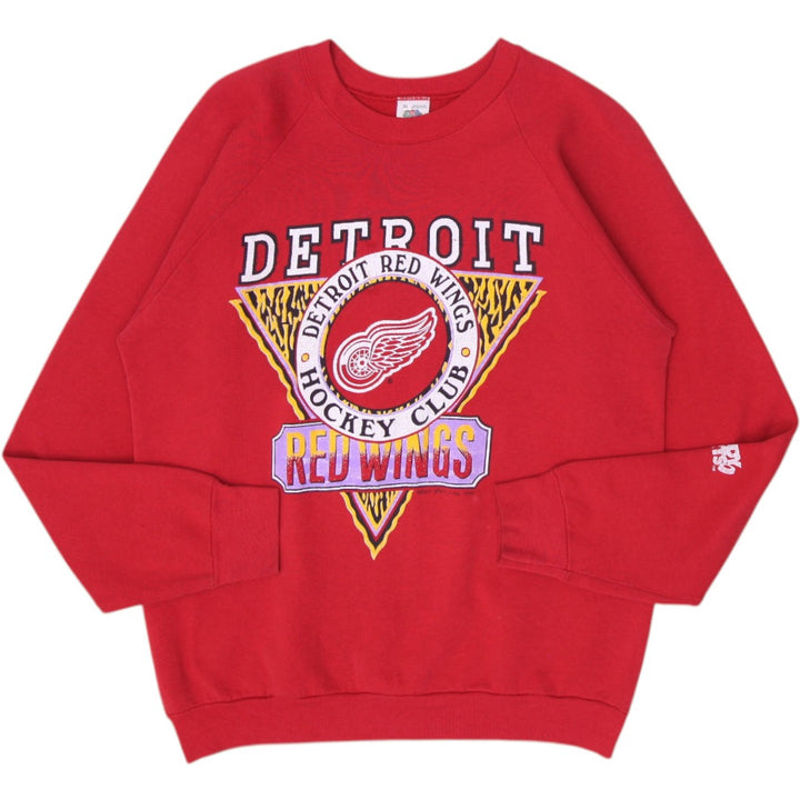 Vintage 1990 NHL Detroit Red Wings Crewneck Sweatshirt Size XL Made in USA | Migration_Sweatshirts | Fashion Rerun