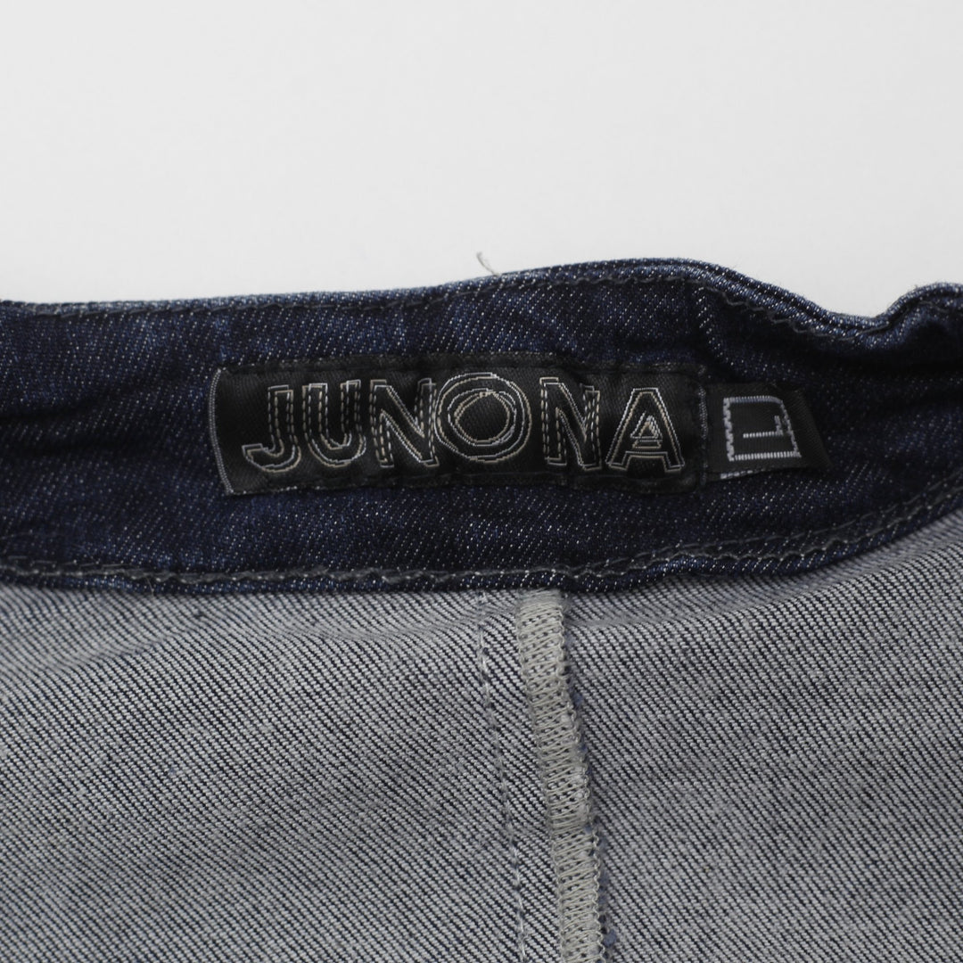 Y2K Ladies Junona Button Front Denim Vest Size S
