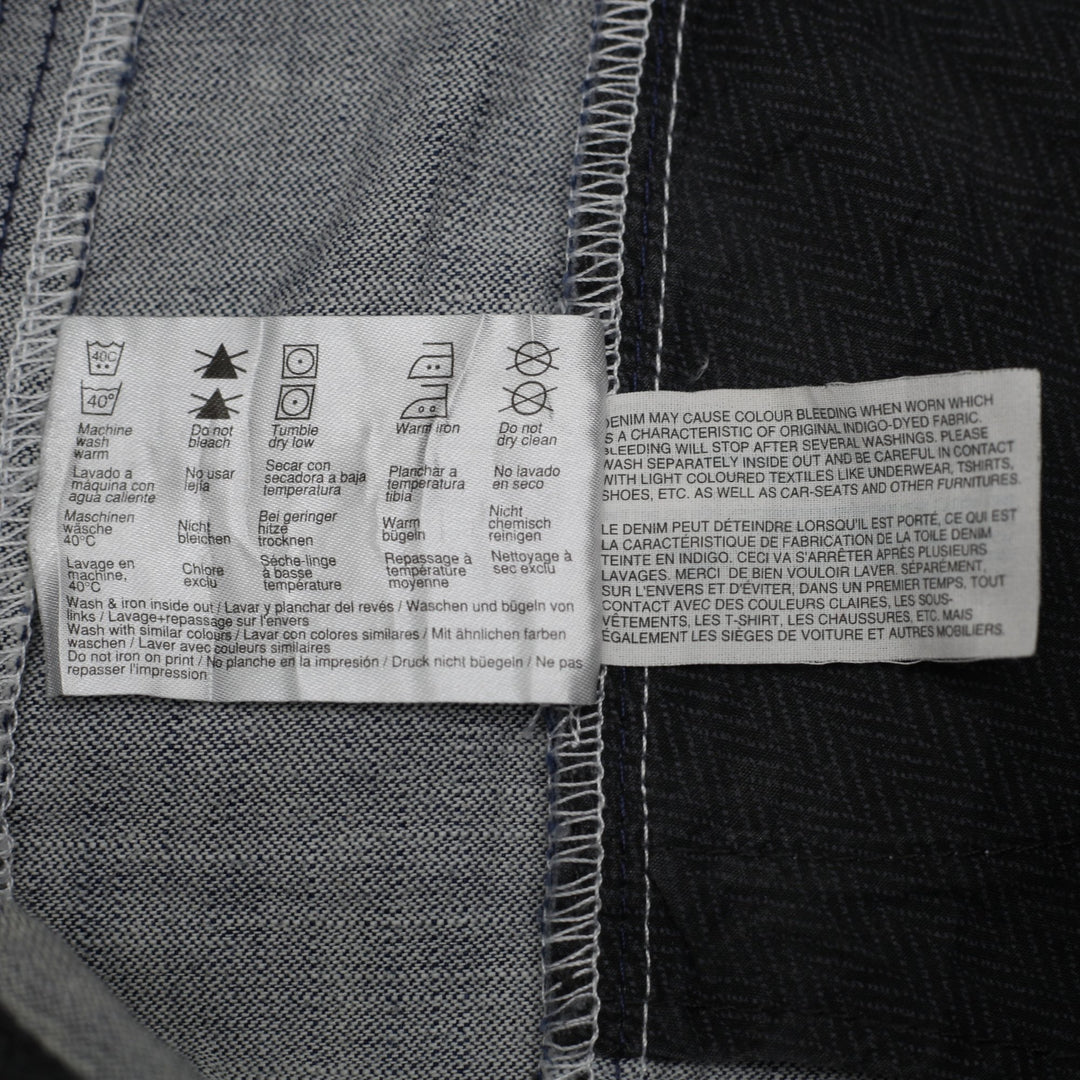 Y2K Ladies EDC by Esprit Dark Wash Pleated Denim Midi Skirt Size 34