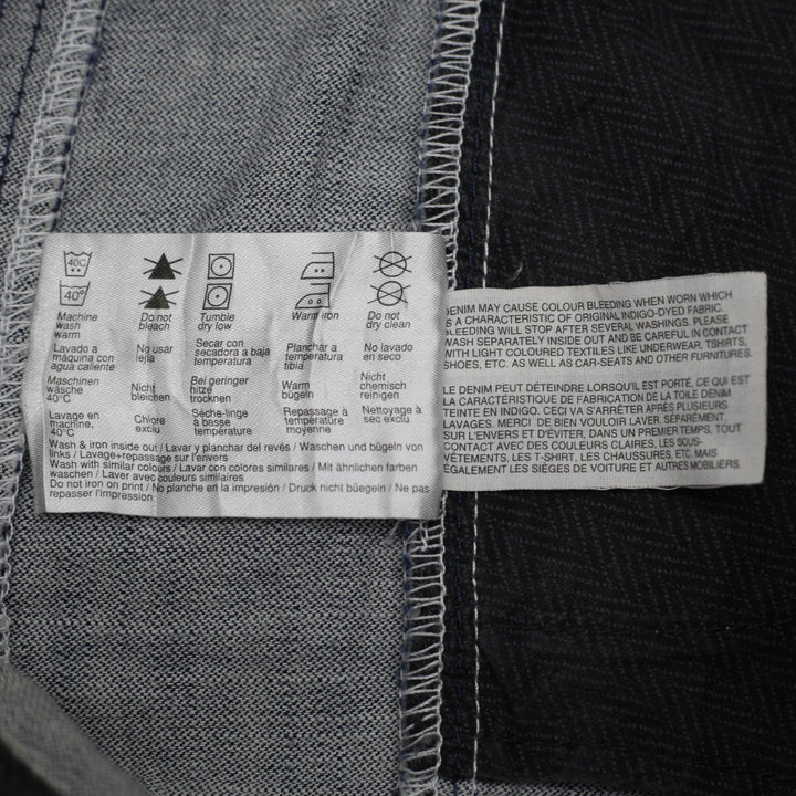 Y2K Ladies EDC by Esprit Dark Wash Pleated Denim Midi Skirt Size 34