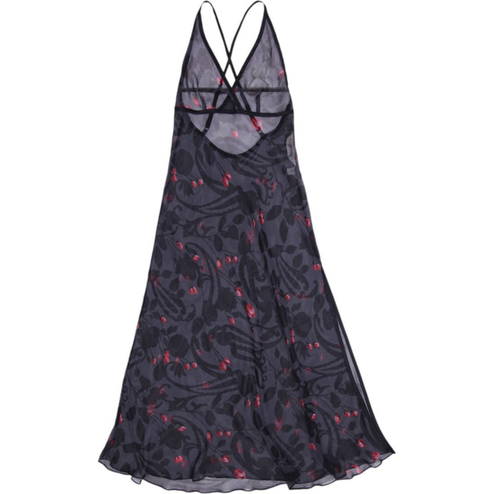 Y2K Ladies Victorias Secret Sheer Floral Slip Strappy Dress Size M