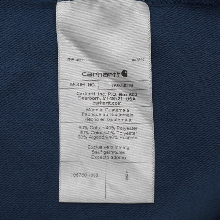 Mens Carhartt Relaxed Fit Graphic Pocket T-Shirt Size L