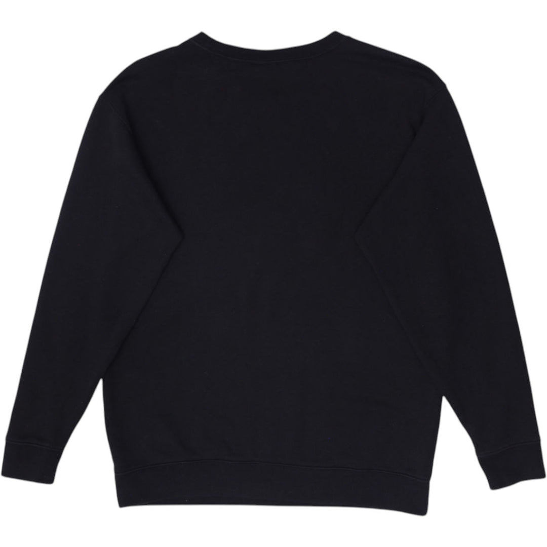 Ladies PINK Victoria Secret Crewneck Pullover Sweatshirt Black Size M