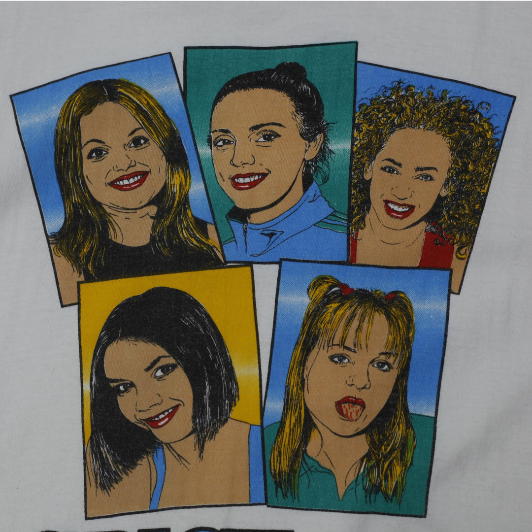 Vintage Spice Girls Girl Group T-Shirt Single Stitch White | Migration_T-Shirts - Detail View | Fashion Rerun