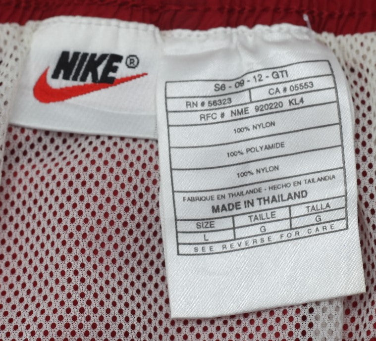 90s Vintage Nike Mesh Lined Nylon Shorts Red - Fashion Rerun Vintage Migration_Shorts