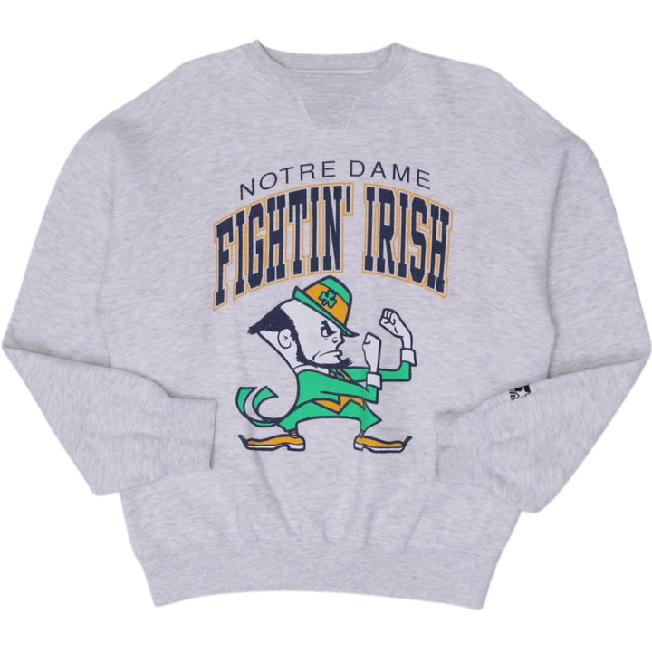 Vintage Gray Notre Dame Fighting Irish Crewneck Sweatshirt Size L | Migration_Sweatshirt | Fashion Rerun