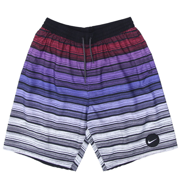 Mens Nike Multi Color Stripes Swim Shorts - Fashion Rerun Vintage Migration_Shorts