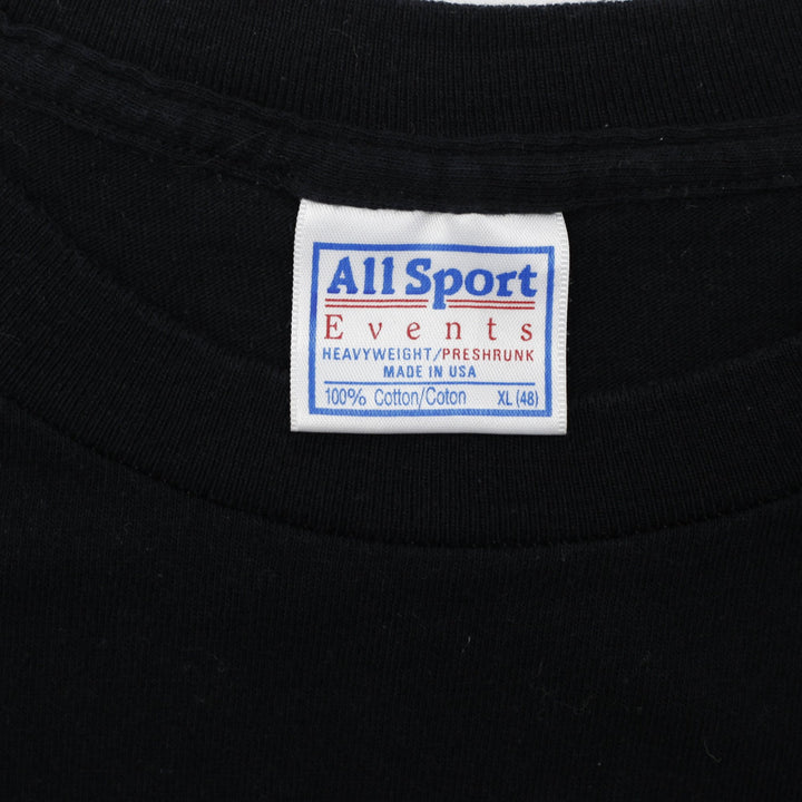 Vintage 2001 All Sport Ray Lewis Baltimore Ravens AFC Champions Black T-Shirt XL | Migration_T-Shirts - Back | Fashion Rerun