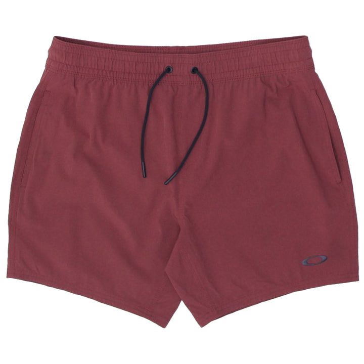 Mens Oakley Boardshorts Maroon Quick Dry Drawstring Casual