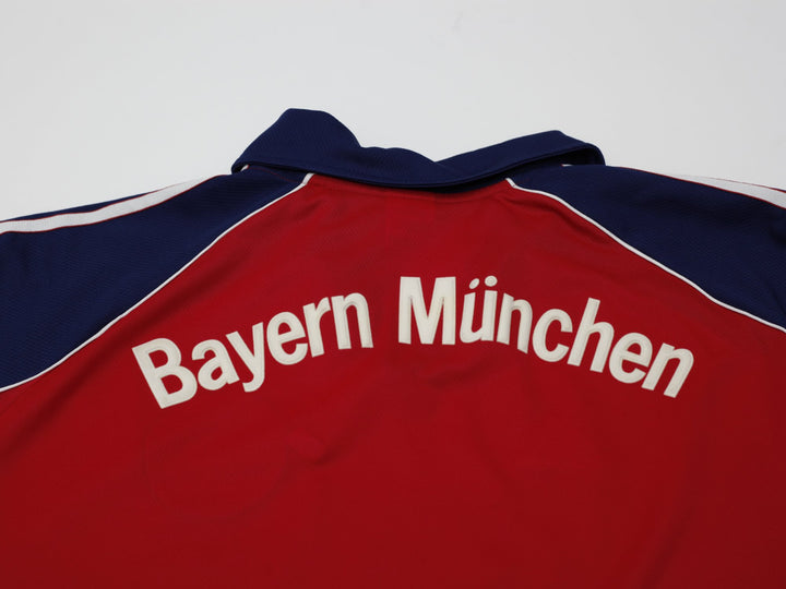 Vintage Mens 90s Adidas FC Bayern Munich Jersey Red Soccer Logo Opel
