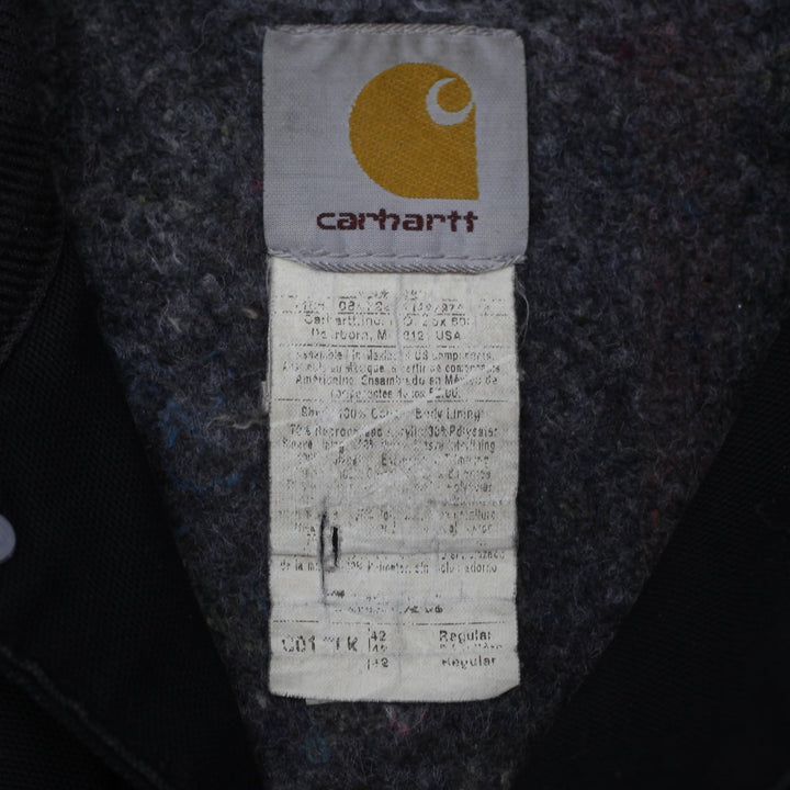Mens Carhartt C01 BLK Blanket Lined Workwear Chore Jacket Size 42 | Migration_Jackets - Back View | Fashion Rerun