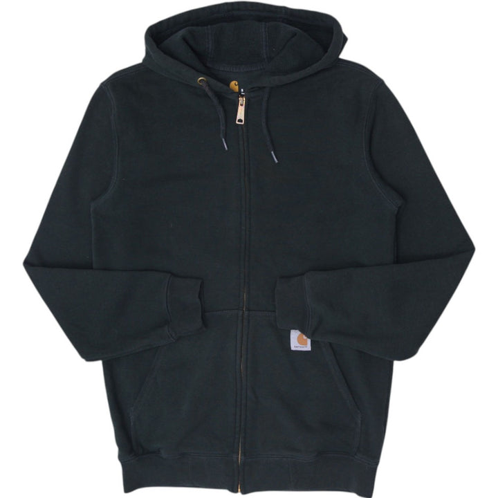 Mens Carhartt K 122 365 Original Fit Full Zip Cotton Blend Hoodie Green Size S