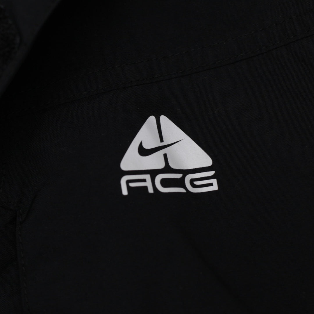Mens Nike ACG 3 Outer Layer Multi Pocket Black Hooded Jacket M