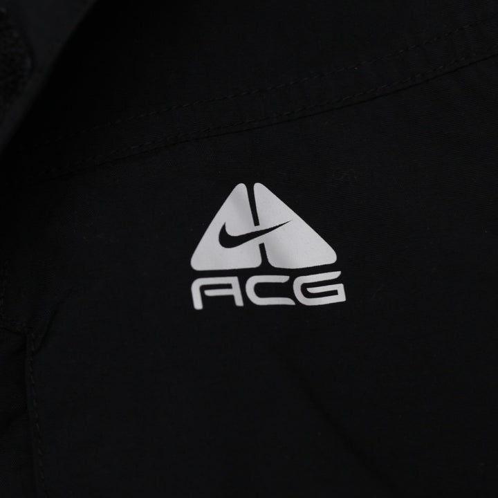 Mens Nike ACG 3 Outer Layer Multi Pocket Black Hooded Jacket M