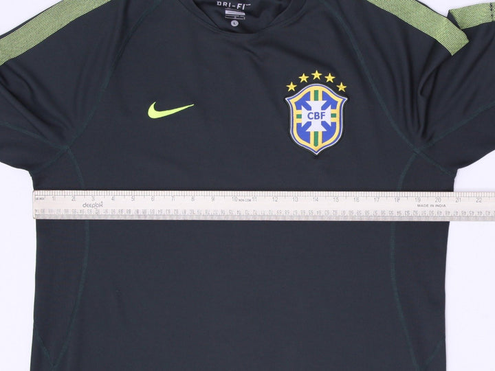 Mens Nike Brazil Copa CBF Squad Training Jersey Size L