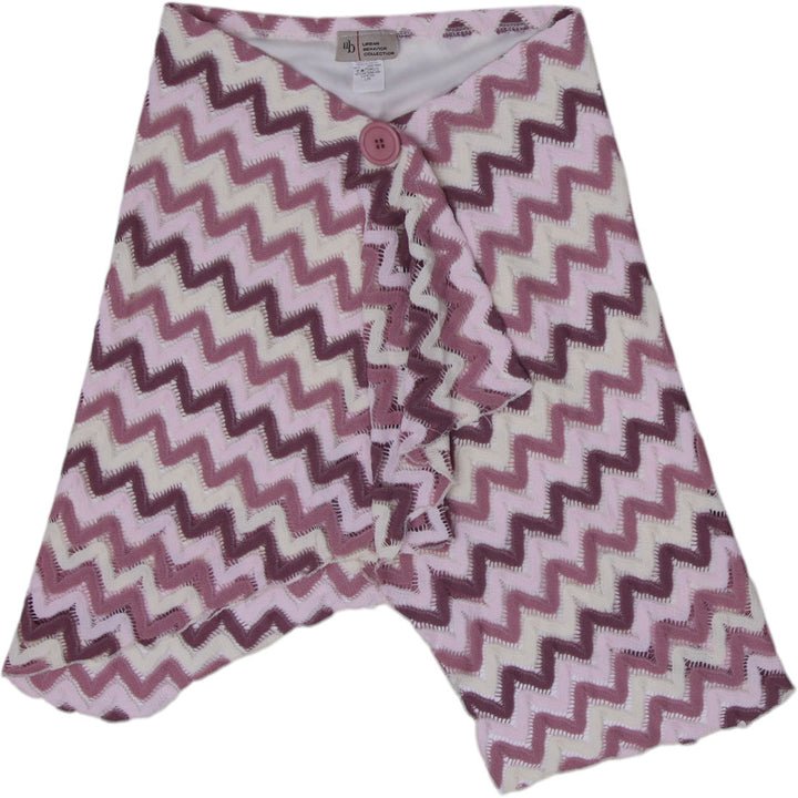 Y2K Ladies Urban Behavior Collection Retro Chevron Zig-Zag Knit Tube Top