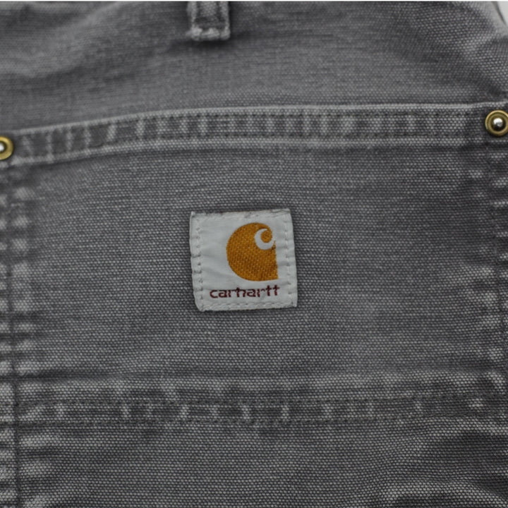 Vintage Carhartt B01 GVL Double Knee Pants Made in USA Gravel Gray 33x30