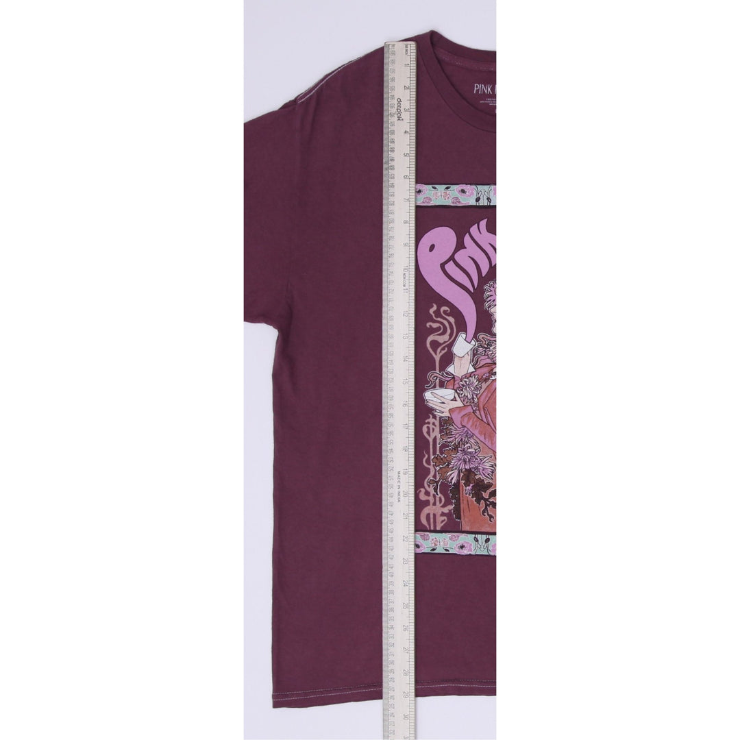 Mens Pink Floyd Cotton Classic Graphic Band T-Shirt Size L