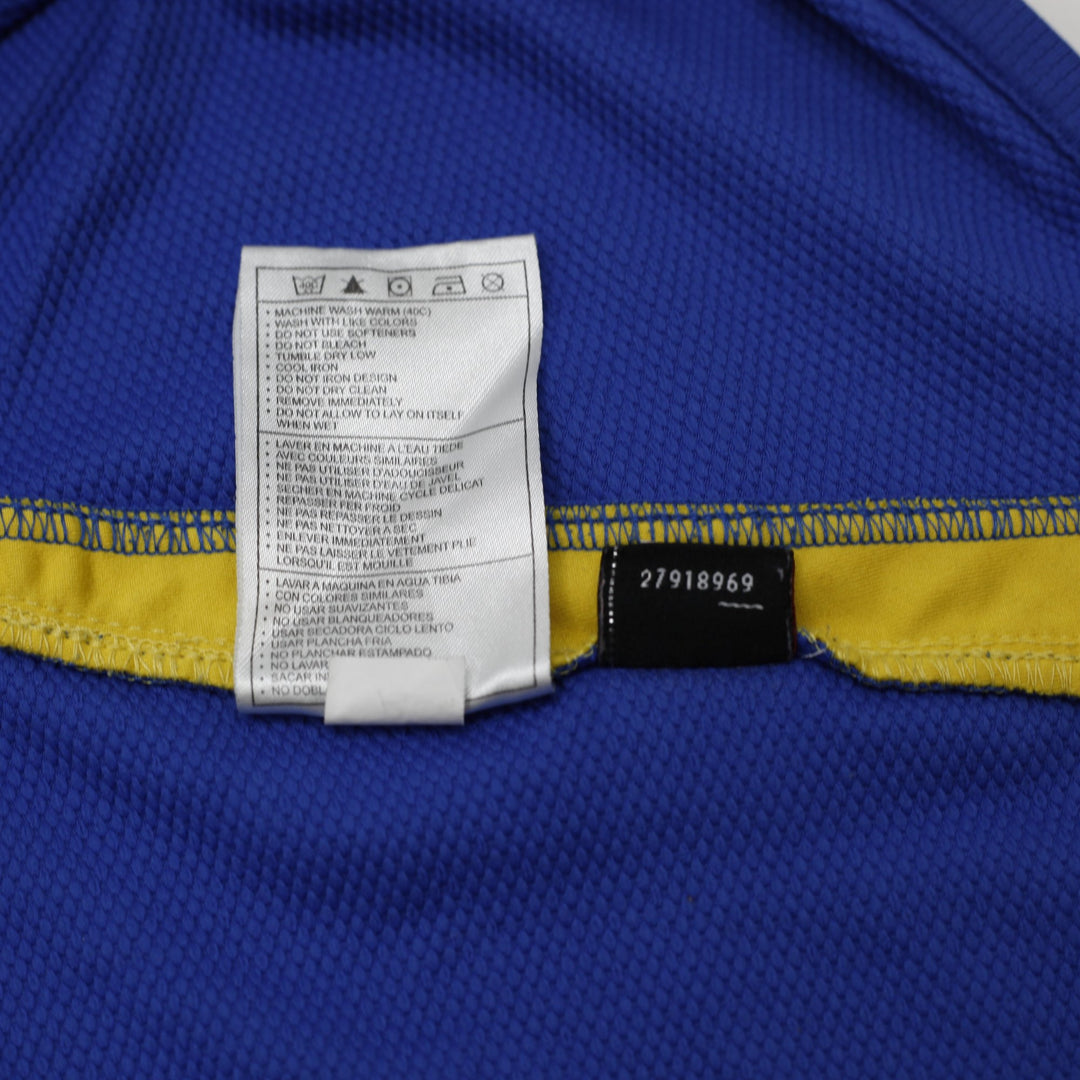 Youth Boys Nike Brazil 2008-10 Away Football Jersey Blue Size XL World Cup