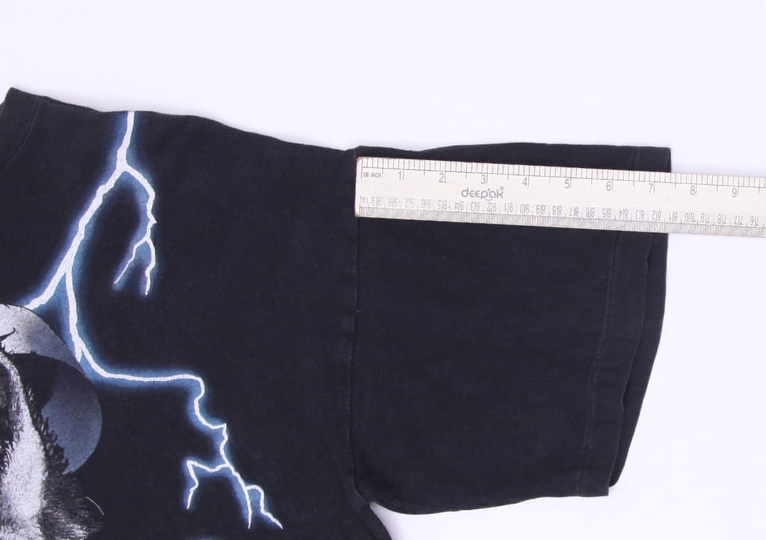Vintage 90s American Thunder Lightning Leader of the Pack T-Shirt Size XL