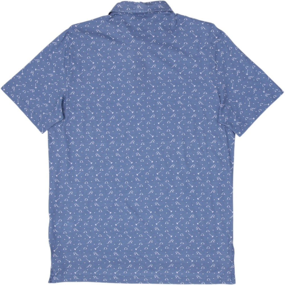 Ralph Lauren Patterned Classic Fit Polo Shirt M | Migration_T-Shirts - Side View | Fashion Rerun