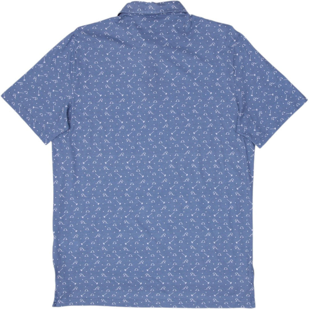 Ralph Lauren Patterned Classic Fit Polo Shirt M | Migration_T-Shirts - Side View | Fashion Rerun