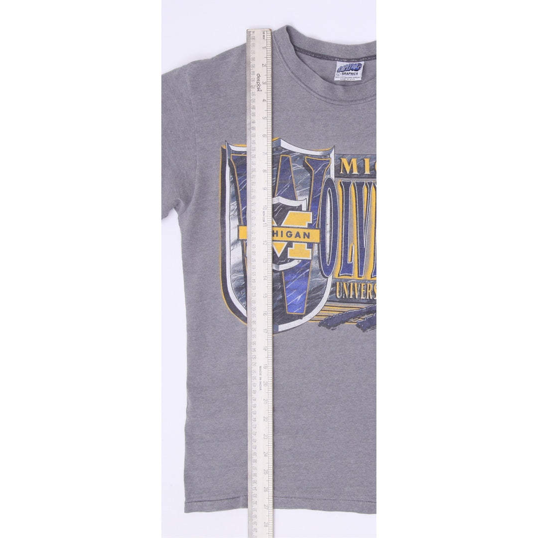 Vintage 90s Capitol Graphics Michigan Wolverines NCAA College T-Shirt Size L