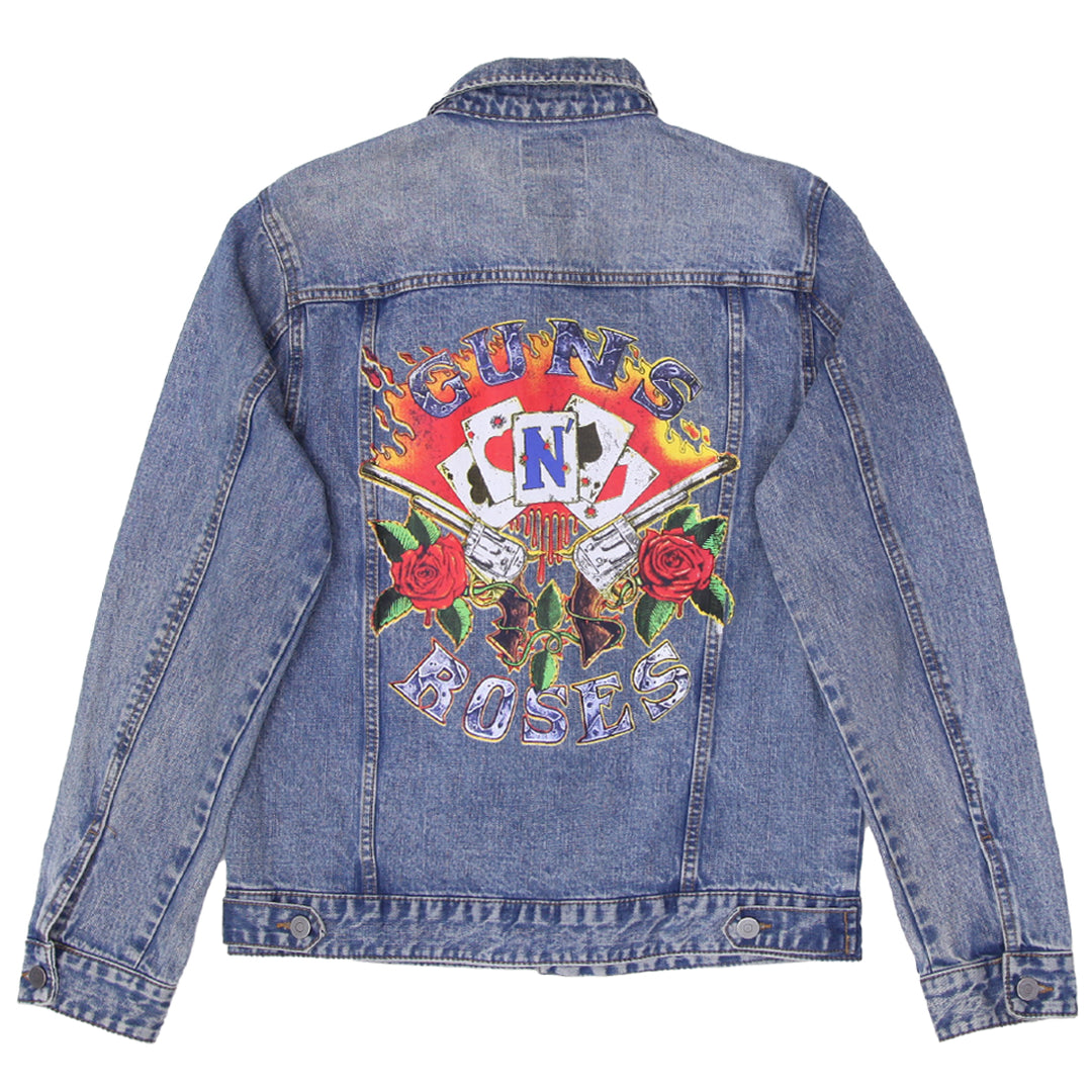Mens Guns N' Roses Denim Jacket - Fashion Rerun Vintage Migration_Jacket
