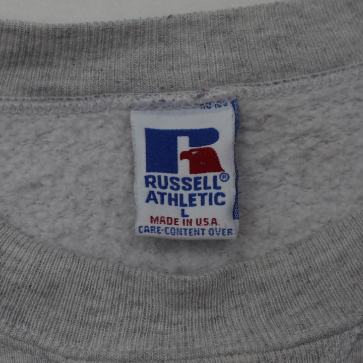 Vintage Russell Athletic Michigan University Sweatshirt Made in USA Gray L - Fashion Rerun Vintage Migration_Sweaters