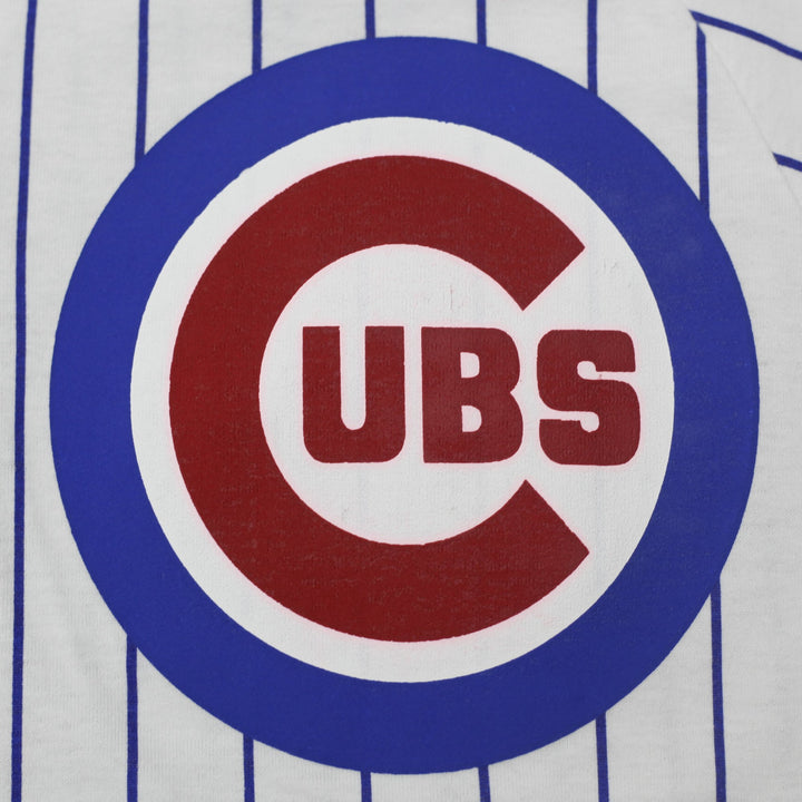 Vintage Russell Athletic Cubs Jersey White Pinstripe Baseball Made In USA M | Migration_Jerseys - Alternate V | Fashion Rerun