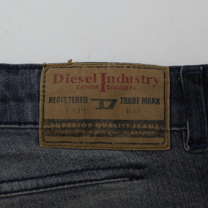 Y2K Diesel Industry Heavy Whiskered Bootcut Flare Denim Jeans Size 27