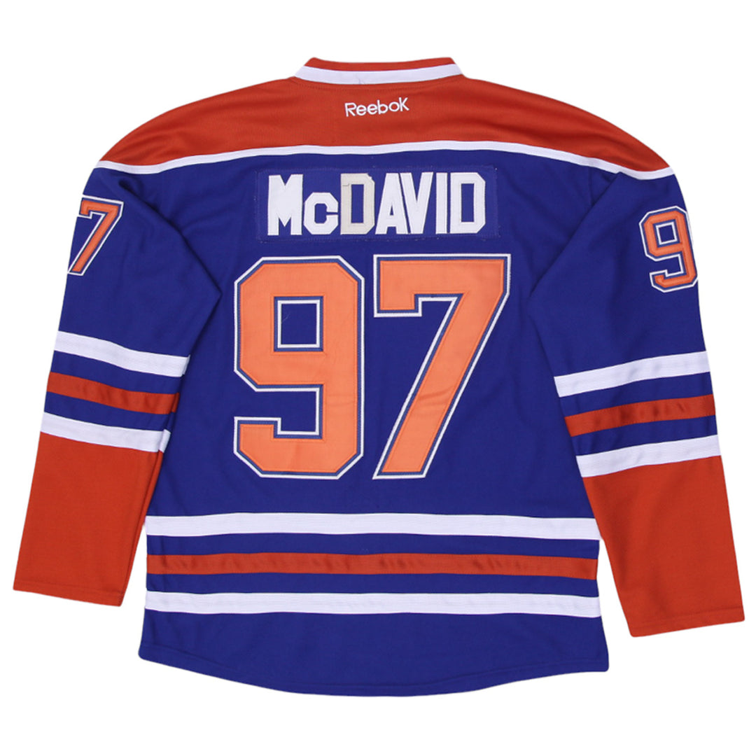 Vintage Edmonton Oilers Connor McDavid #97 NHL Reebok Jersey