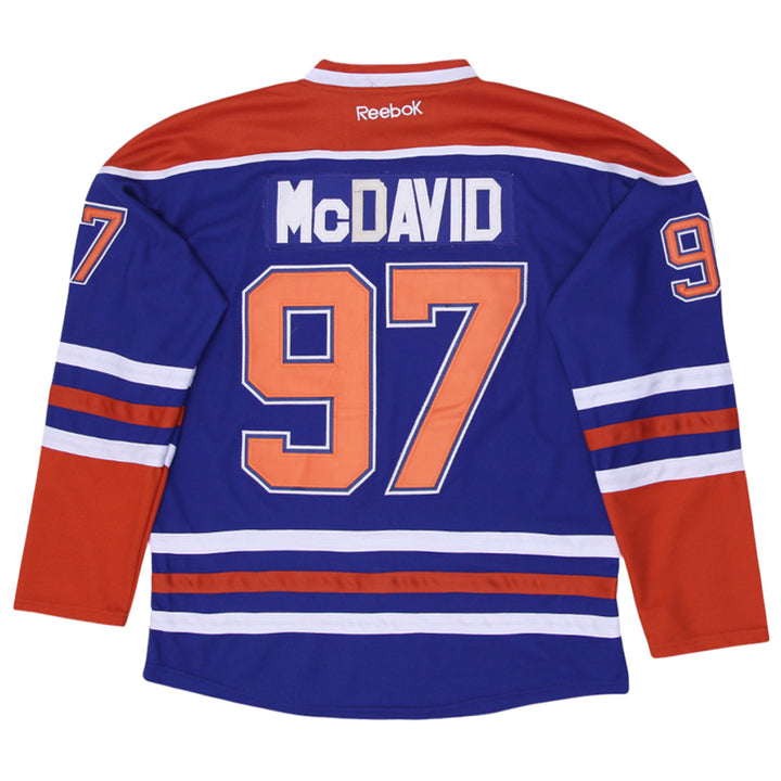 Vintage Edmonton Oilers Connor McDavid #97 NHL Reebok Jersey