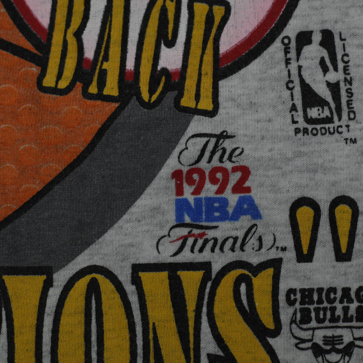 Vintage 1992 Chicago Bulls "Back 2 Back" NBA World Champions T-Shirt | Migration_T-Shirts - Detail View | Fashion Rerun