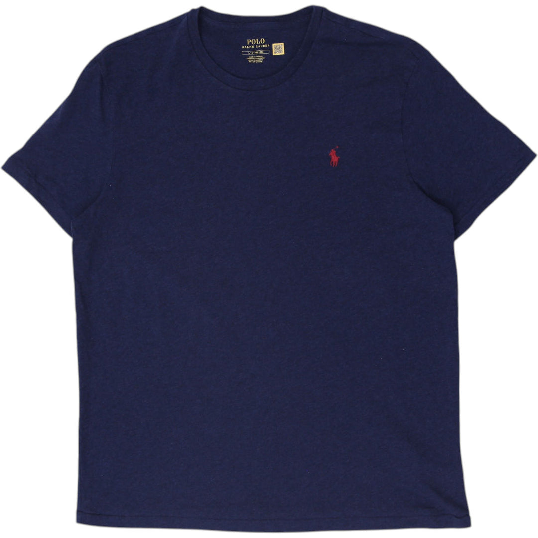 Mens Polo Ralph Lauren Navy Blue Short Sleeve T-Shirt Size L