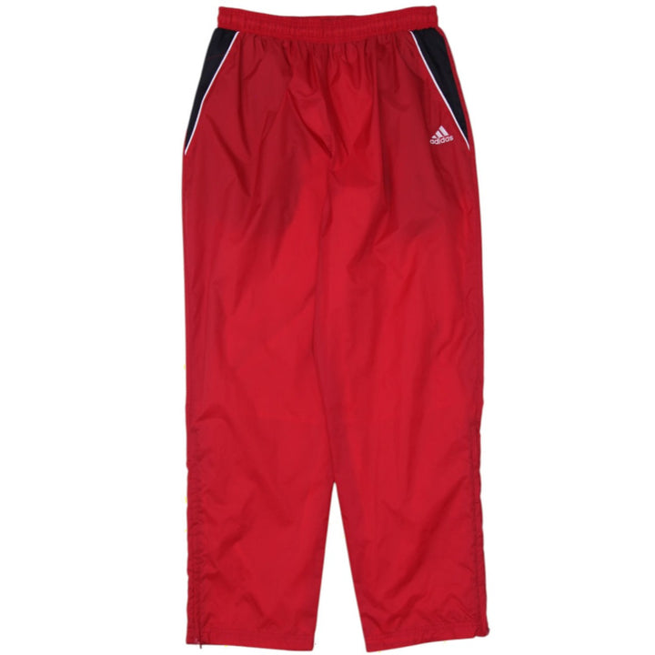 Vintage Adidas Team Lined Nylon Windbreaker Track Pants Red Size XL