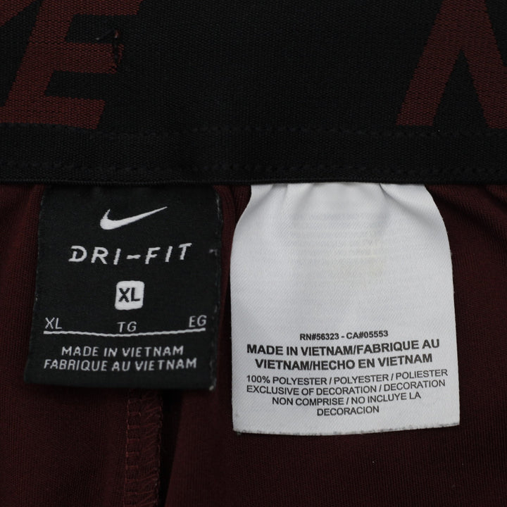 Mens Nike Fly Dri-FIT Training Shorts Night Maroon Gym Athletic Size XL