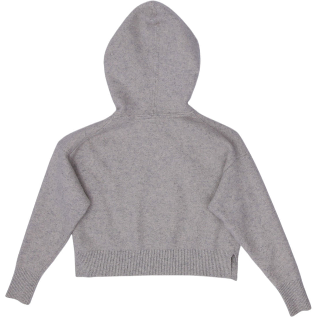 Ladies Babaton Cropped Soft Cashmere Hoodie Size XS
