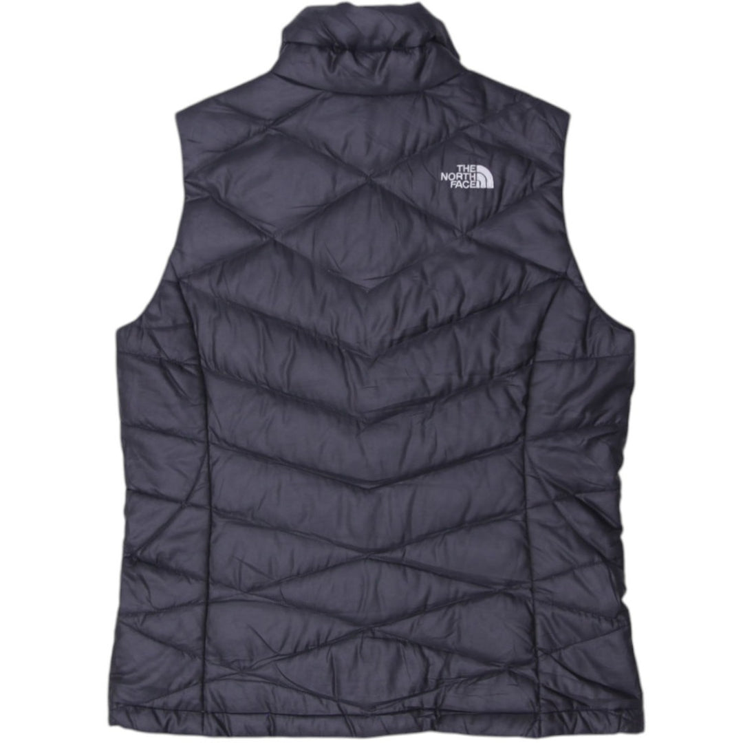 Ladies The North Face 500 Puffer Vest Black Quilted Lightweight S