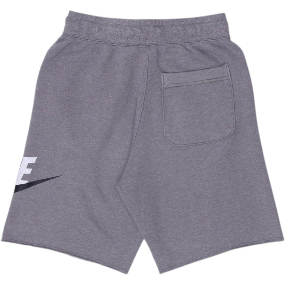 Nike Athletic Drawstring Sportswear Shorts Gray Size XS | Migration_Shorts - Side View | Fashion Rerun