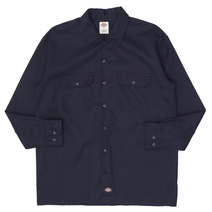 Mens Dickies Long Sleeve Work Shirt Black - Fashion Rerun Vintage Migration_Shirt