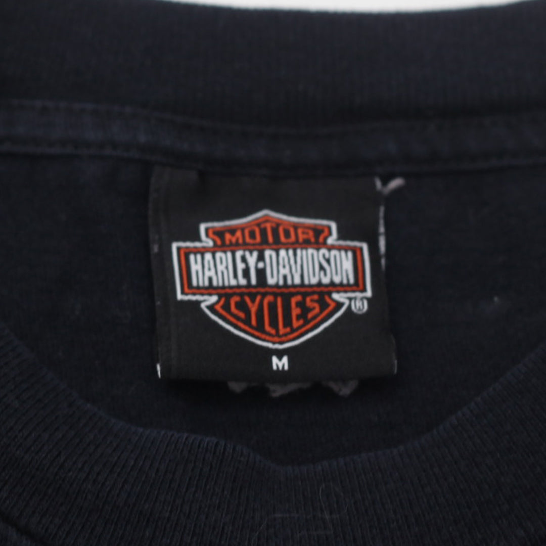 2005 Vintage Harley Davidson Bald Eagle Marquette MI T-Shirt Black M - Fashion Rerun Vintage Migration_T-Shirt